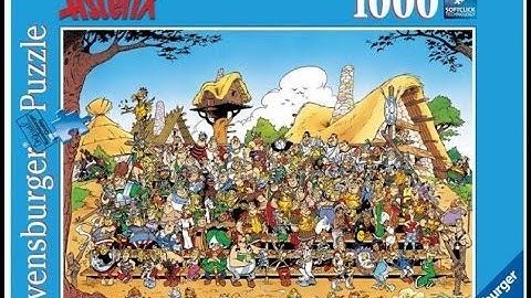 1000 Piece Asterix Ravensburger Puzzle Time-Lapse - GoPro Hero3