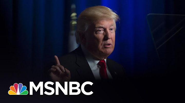 Donald Trump Finally 'Acted Like A Normal Human Being' | Morning Joe | MSNBC