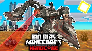 Sobreviví 100 DÍAS en un Apocalipsis de ROBOTS en Minecraft HARDCORE!