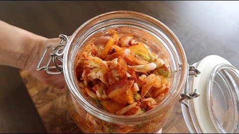 Apple Cabbage Kimchi