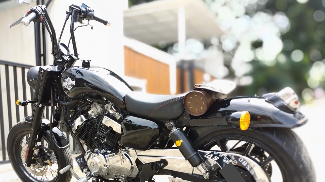 Kaisar Ruby 250 VTwin Custom Fatbobber - YouTube