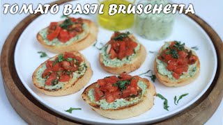 Tomato Basil Bruschetta | Quick n Easy Starters Recipes | Chetna Patel Recipes