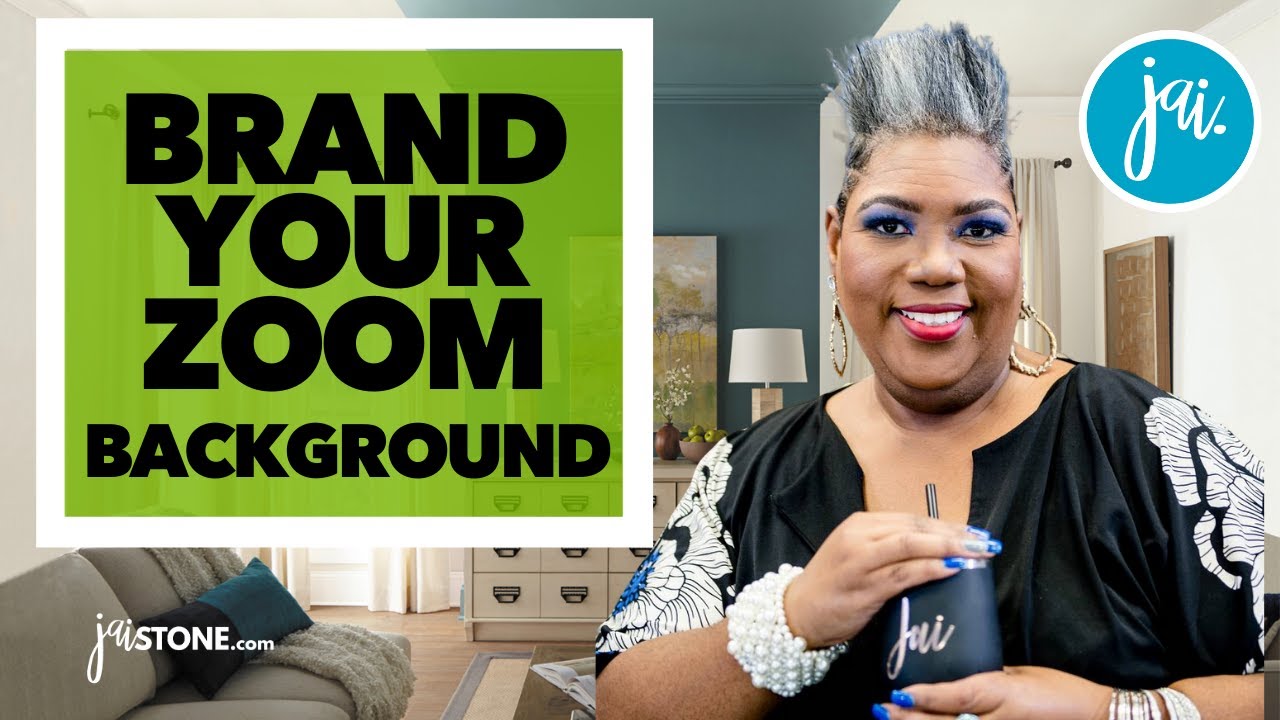 How To Brand Your Zoom Virtual Background (Canva Tutorial) YouTube