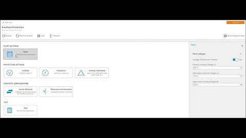 Ekip connect: Interface Protection System Setup