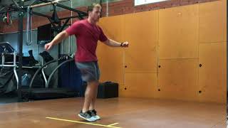 Hip Rotation Line Hop