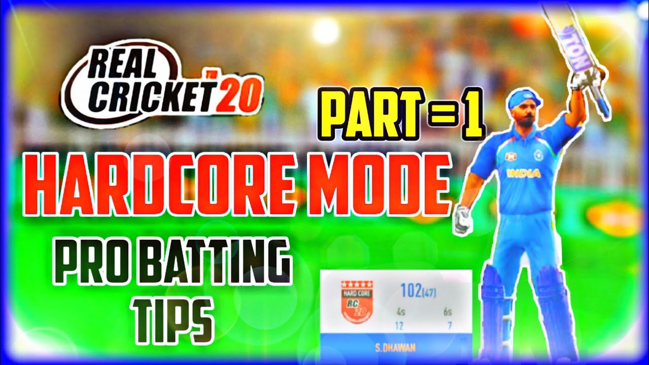 REAL CRICKET ™ 20 NEW UPDATE BATTING TRICKS HARDCORE MODE PRO