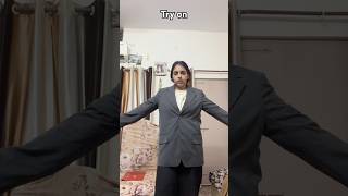 Keep or return? #blazer #hm #tryonhaul #formalwear #iim #mba #haul