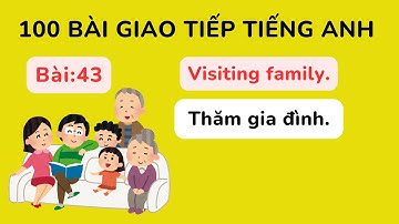 100 bài giao tiếp Tiếng Anh cơ bản - Bài 43 : Visiting family.