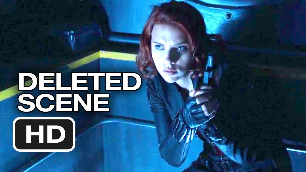 The Avengers Deleted Scene Natasha Hides From Hulk 2012 Scarlett