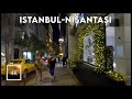 ⁴ᴷ⁵⁰  🇹🇷 Walking in Nisantasi at The Night Time, Most luxery shopping places (ISTANBUL  WALK)