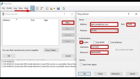 easy proxifier setting single click