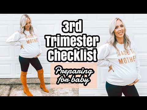 3RD TRIMESTER CHECKLIST