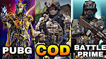 PUBG MOBILE vs CALL OF DUTY MOBILE vs BATTLE PRIME  #2