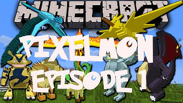 Minecraft Lets Play Pixelmon Episode 1 - Getting Started