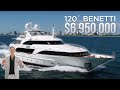 Inside m2 120 benetti yacht 2008 with new 2023 upgrades