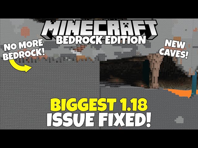 MCPE-138977] World height glitch? Just a caves and cliffs thing - Jira