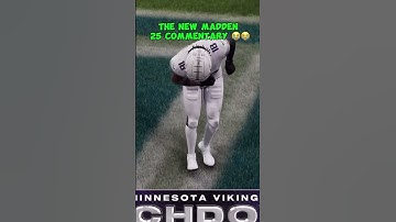 The New Madden 25 Commentary😭😭 #madden #madden25
