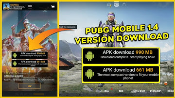 HOW TO UPDATE PUBG MOBILE 1.4 VERSION | PUBG MOBILE 1.4 VERSION DOWNLOAD LINK