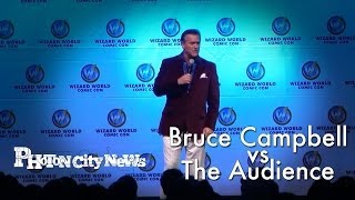 Bruce Campbell vs The Audience - Wizard World Austin
