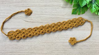 Crochet headband for beginner  Crochet headband tutorial