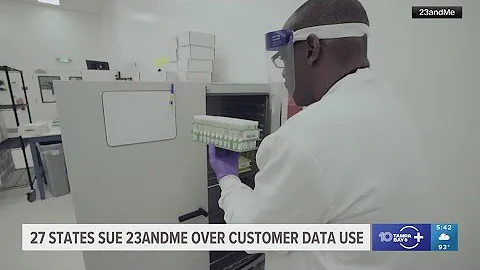 27 states seek to block the sale of 23andMe's DNA data