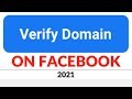 How To Verify Your Domain With Facebook (2021) (with DNS and Meta Tags)