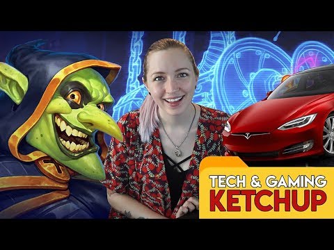 Play ATARI on a TESLA!? 7-YR-OLD GIRL CODING GAMES!! | #Ketchup on Tech & Gaming with TradeChat