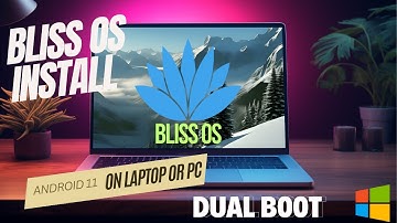 How to install BLISS OS and DUAL BOOT with Windows on any PC or LAPTOP