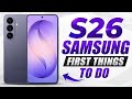 Samsung Galaxy S26 5G - First Things To Do! Tips & Tricks In 2026!🔥😱 #samsung #s26 #oneui
