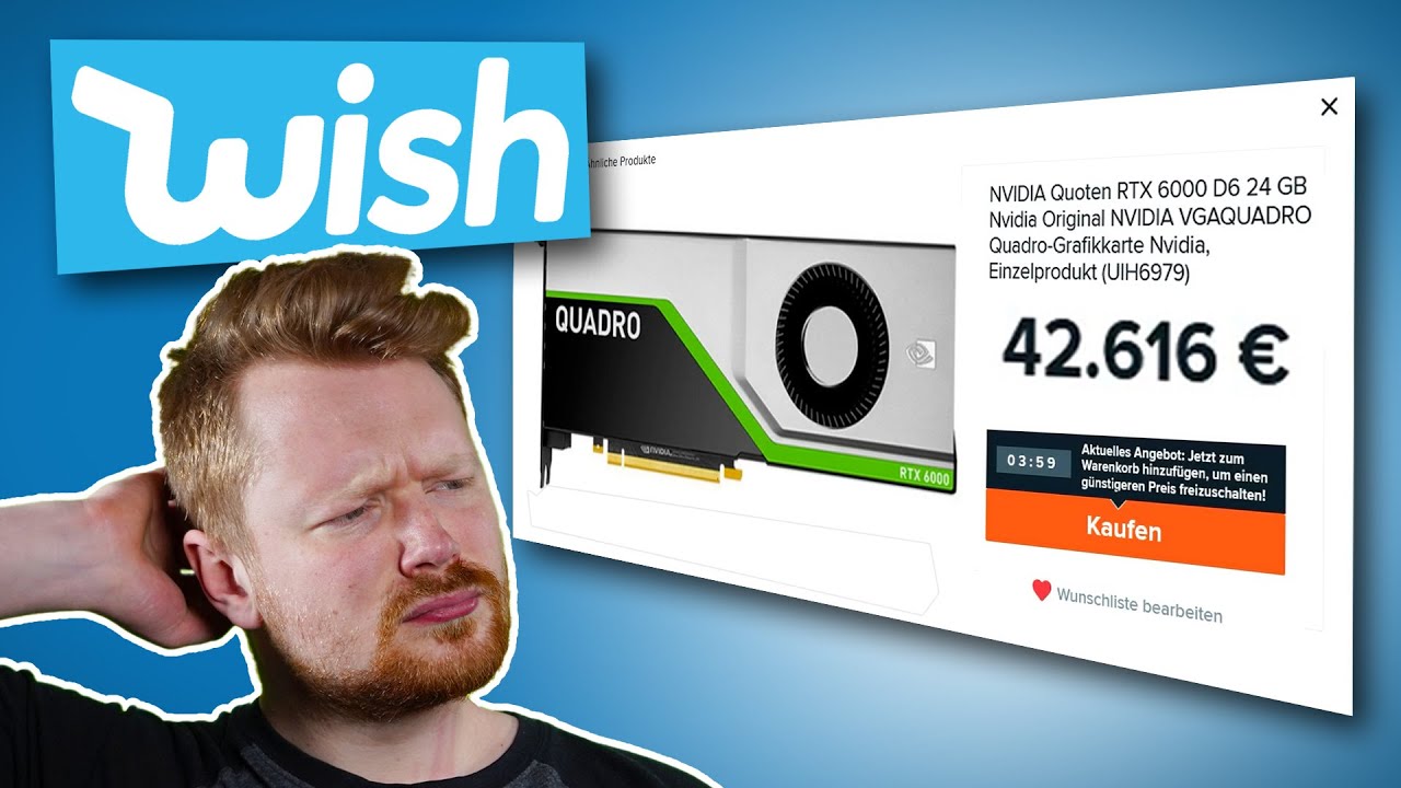 Wir bestellen SECHS Grafikkarten bei WISH.com | 