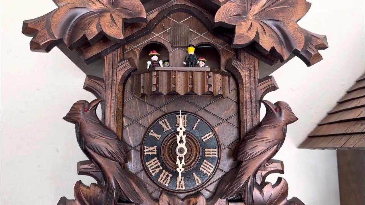D Hones 8 days cuckoo clock , With 3 Birds And 5 Leaves. YouTube