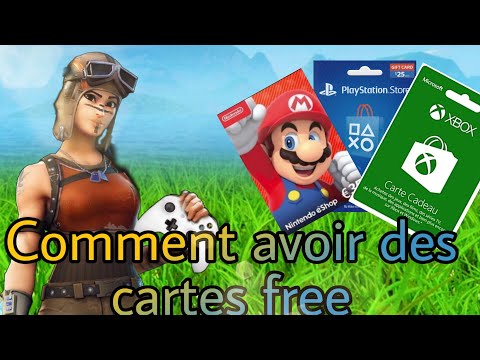 COMMENT AVOIR DES CARTES PSN, SWITCH, XBOX, APPLE,...... GRATUIT