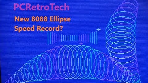 Real Time CGA Demo Effect : Elliptic SlinkWorm