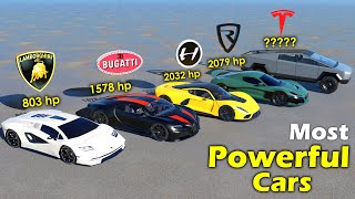 Top-50 Most Powerful Cars