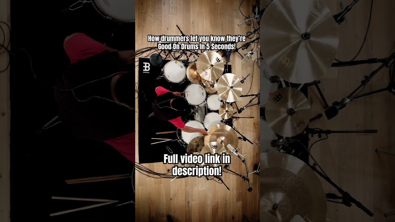 How drummers let you know they’re good on drums in just 5 seconds!