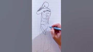 Drawing Bellingham #howtodraw #bellingham #realmadrid #judebellingham #sketch #soccerplayer