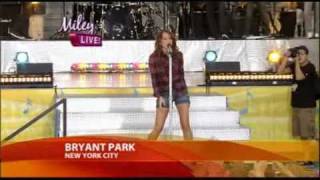 Miley Cyrus - Fly On The Wall and See you Again (Live at GMA)