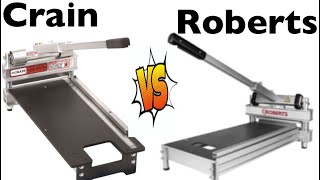 Laminate floor cutters, Crain vs Roberts