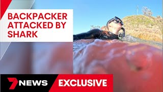 Italian tourist films ‘monster’ shark attack on Queensland coast | 7 News Australia