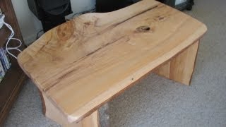 I used a slab of 500+ year old windblown NZ native Matai timber to make this table, coated in a home made beeswax based 