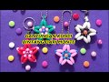 Souvenir// Gantungan Kunci Bintang Dari Monte || Beads Star Keychain || manik-manik,pelangi shop