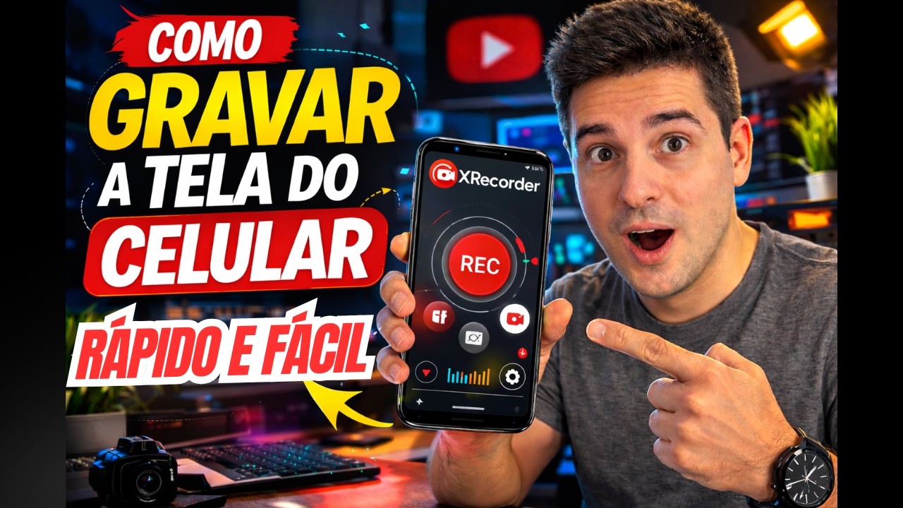 COMO GRAVAR A TELA DO CELULAR 📱🎥 - YouTube