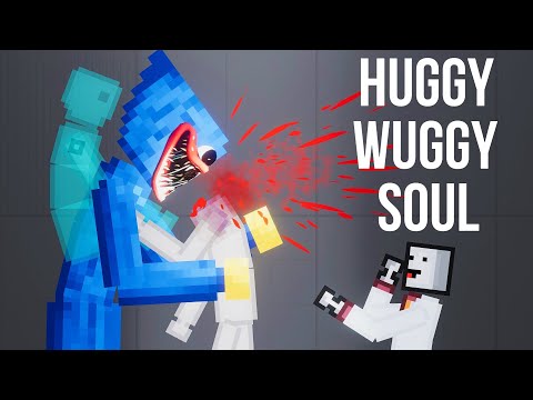I made Huggy Wuggy from Human Souls [Experiment 1-0-0-6] - People Playground 1.22