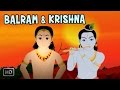 Balram & Krishna (Full Movie) - Childhood Of Lord Krishna and His Friend - Animated Stories for Kids