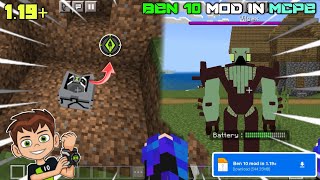 BEN 10 MOD FOR MINECRAFT POCKET EDITION 1.19+ | BEST BEN 10 ADDON FOR MINECRAFT PE