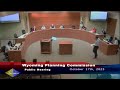 Copy of Wyoming Planning Commission Meeting October 17, 2023