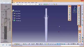 Catia Tutorial\How to create Screw jack Assembly\Tommy bar part_7.1