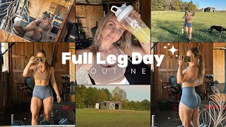 Famous what my leg day looks like  *workout vlog* Wealth