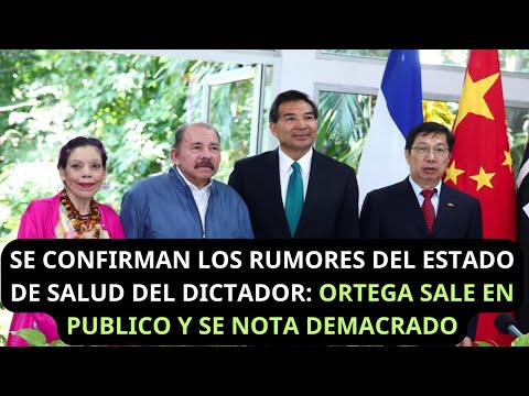 SE CONFIRMAN LOS RUMORES DEL ESTADO DE SALUD DEL DICTADOR: ORTEGA SALE EN PUBLICO