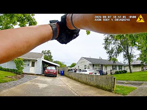 Armed Man Points Two Guns at Police Before Shootout Erupts